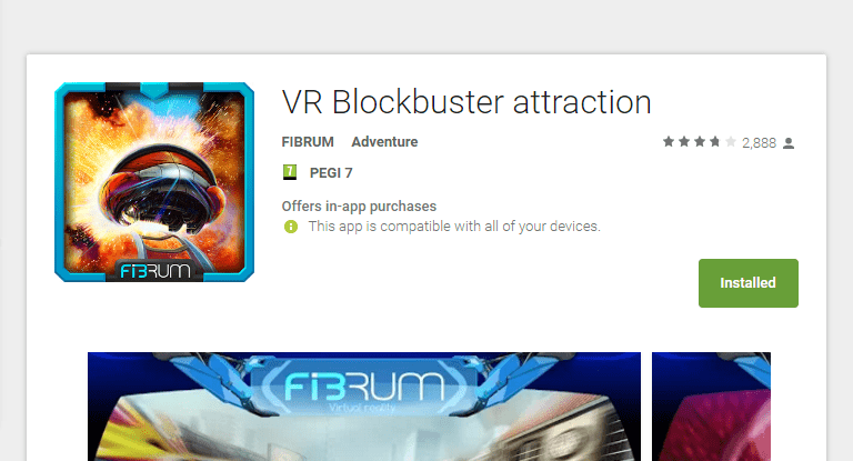 אפליקציית (VR) מציאות מדומה VR Blockbuster attraction